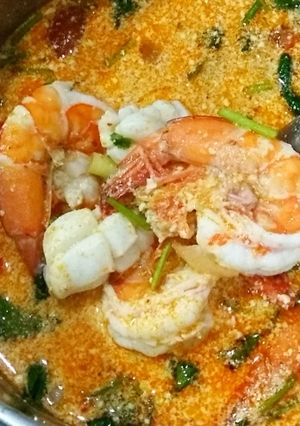 รูปของ ต้มยำกุ้งปลาหมึกน้ำข้น