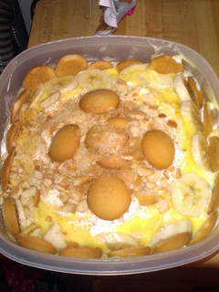 A picture of Banana cream pudding.
