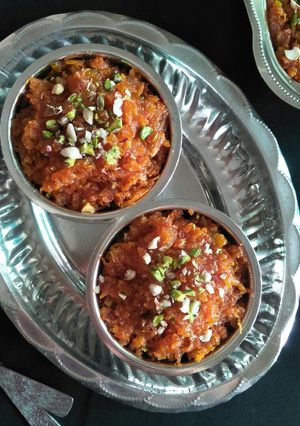 A picture of Gajar halwa.