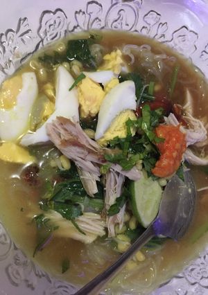 Foto resep Soto ayam kuah kuning