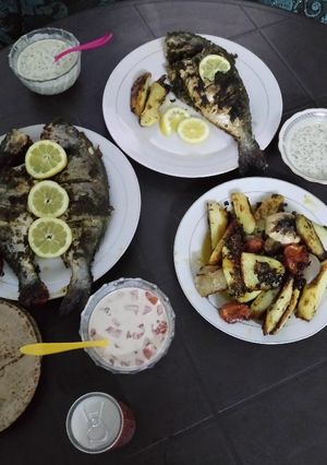 صورة لوصفة سمك دينيس مشوي بالفرن