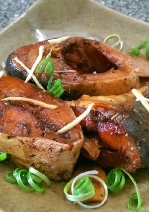 Hình của món Cá Cam Kho Gừng.