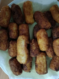 Una foto de Croquetas de jamón con gorgonzola