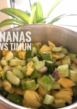 Foto resep Acar nanas vs timun🍍🥒