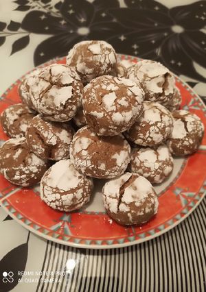 Une photo de Gâteau crinkles aux chocolats