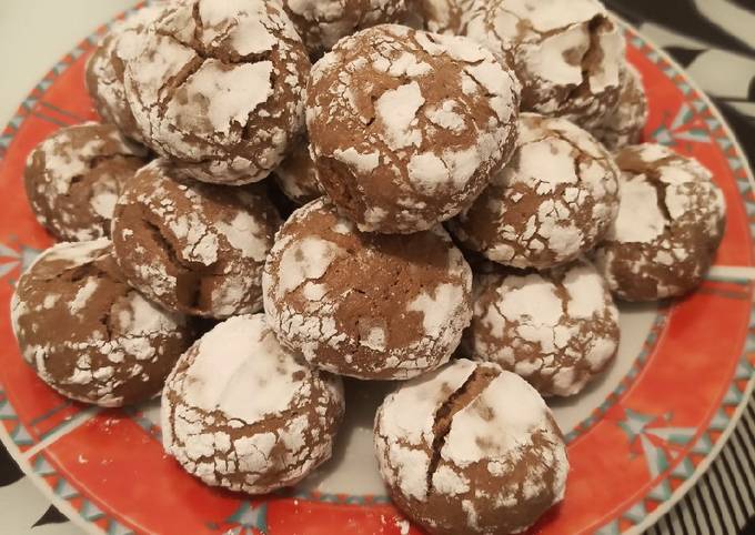 Le moyen le plus simple de Faire Délicieuse Gâteau crinkles aux
chocolats