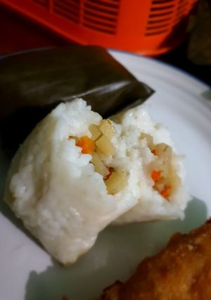 Foto resep Lontong isi sayur