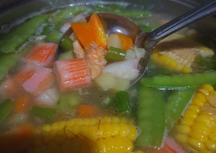 Sop Seafood Sayuran