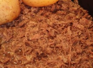 Una foto de Barbacoa de cachete