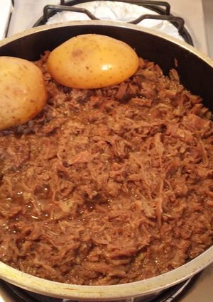 Una foto de Barbacoa de cachete