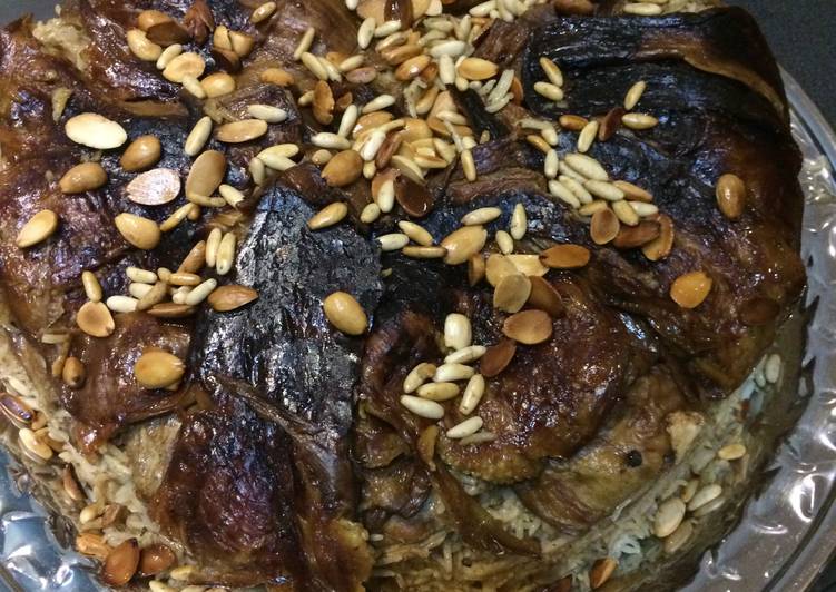 طريقة عمل مقلوبة باذنجان