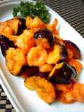 Eggplant and Shrimp in Chili Sauce Stir-Fry
