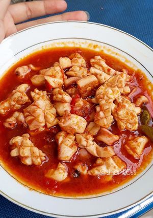Foto resep Cumi balado pedas