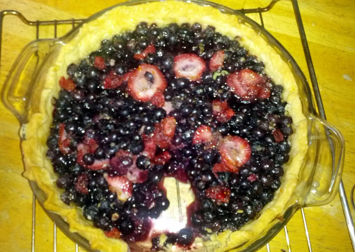blueberry tart!