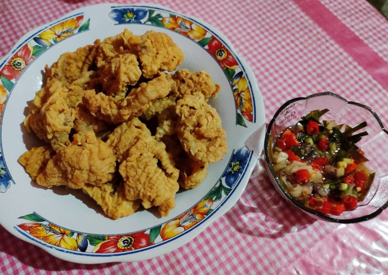 Kulit ayam krispi