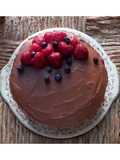 Torta buttercream de chocolate