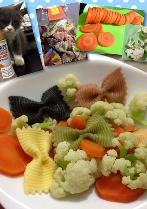Foto resep Farfalle salad pasta
