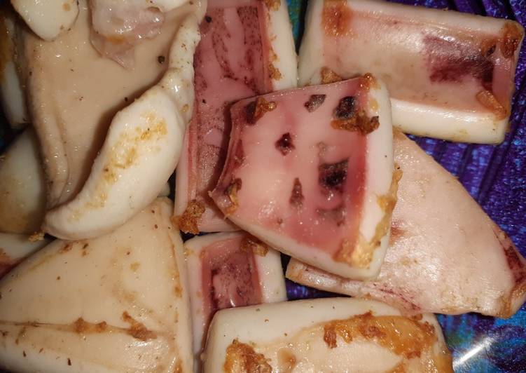 Cara mudah Menyiapkan Cumi Panggang Diet Lezat
