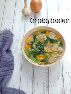 Foto resep Cah pakcoy bakso kuah