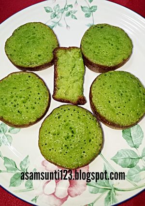 Foto resep Bika Ambon Mini Pandan