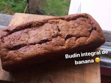Budín integral de banana
