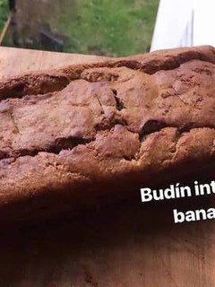 Una foto de Budín integral de banana