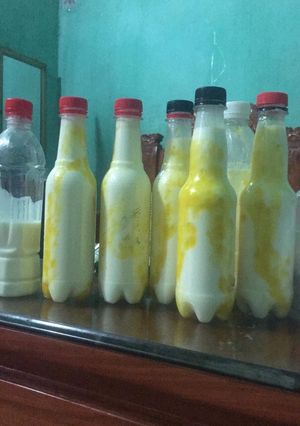 Hình của món Sữa chua uống hoa quả.