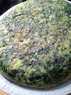 Una foto de Tortilla de espinacas (restos)