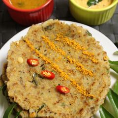 A picture of Poha Sooji Dosa.