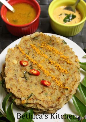 A picture of Poha Sooji Dosa.