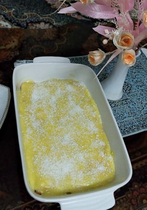 عکسی از دستور دسر محلبی زعفرانی