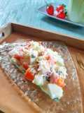 Salad Buah Pepaya dan Apel