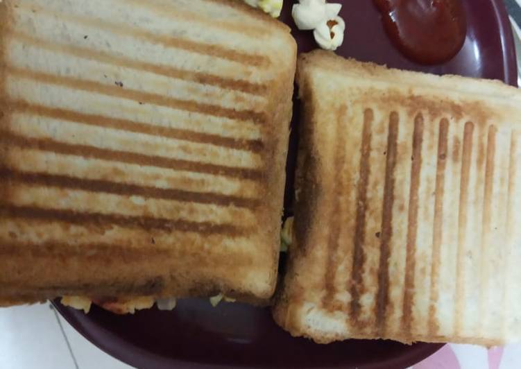 Easy Way to Make Appetizing Grilled sandwitch