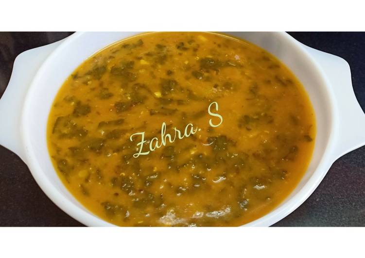 Easiest Way to Make Perfect Dal Paalak