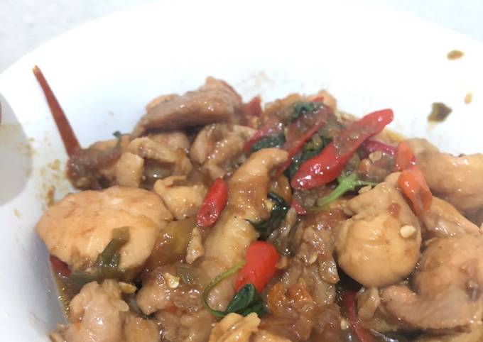 Ayam Cabe Kecap Kemangi