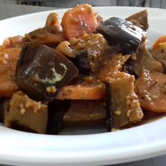 A picture of Eggplant Curry.