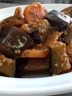 A picture of Eggplant Curry.