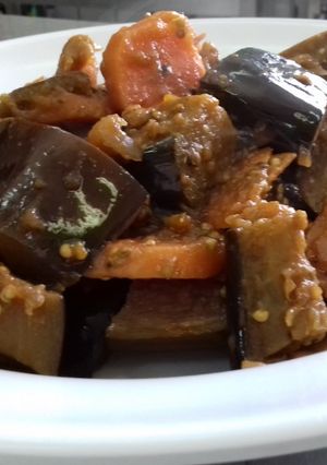 A picture of Eggplant Curry.