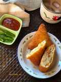 Risoles Ayam Sayur Keju, Lipat Segitiga