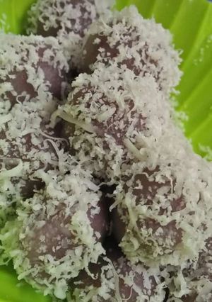 Foto resep Klepon ubi ungu + keju