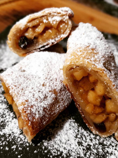 Una foto de Apfelstrudel