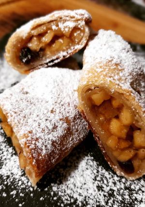 Una foto de Apfelstrudel