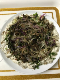 صورة لوصفة متبل الباذنجان باللحمه