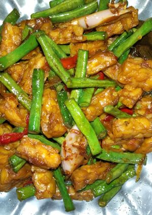 Foto resep Tempe Kacang panjang