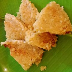 A picture of Chhena poda Orissa dish.