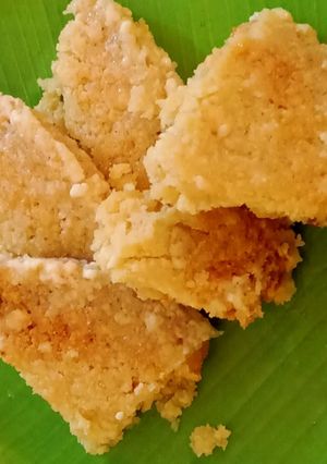 A picture of Chhena poda Orissa dish.