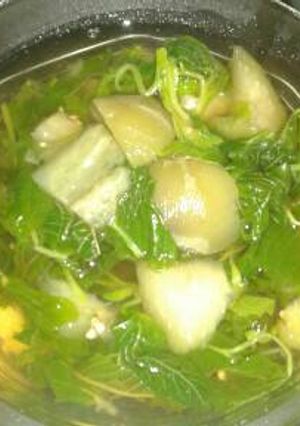 Foto resep Sayur benin teron bayam
