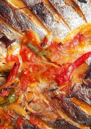 Foto de Dourada no forno