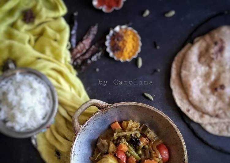 Resep Vegetable Curry yang simpel