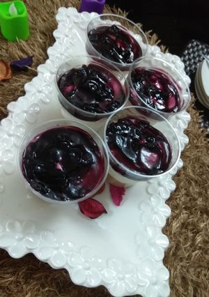 صورة لوصفة كاسات تشيز كيك بارد